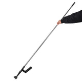 Heavy Duty Roof Leaf Cleaner with Extendable Handle and Detachable Gutter Scoop for Efficient V1369-AZ3-W-18752