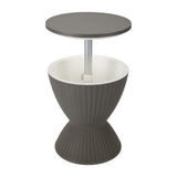 Taupe Ice Bucket Table V264-OTF-537PP-LGR-NA-1