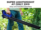 POWERBLADE BW4 20V Cordless Electric Leaf Blower Kit, with Battery and Fast Charger V219-BLWHCSPBBL2A