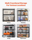VEVOR Storage Shelves 4 Tier Adjustable Heavy Duty Garage Shelving Unit 1089 kg V952-LXLZLKHJ2040L9EDJV0