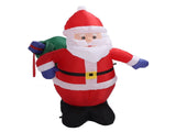 3.9ft Inflatable Santa with Gift Bag Light Polyester Easy Setup Blow Up Christmas V1294-YM0901-3115230124811