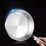 304 Stainless Steel Non-Stick Frying Pan for Effortless Cooking Easy Cleaning Kitchen Essential V1370-AZ4-14335