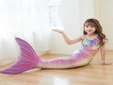 (3-5 years) mermaid swimsuit monofin mermaid fins children mermaids V1237-ZY-203-5480