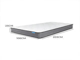 Dreamz Spring Mattress Pocket Bed Top King Single MS1012-KS
