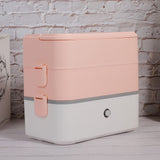 Portable Electric Heating Lunch Box Food Heating Warmer Steaming Cooking MachineDouble Layer US Plug V1294-YM0901-3113200043316