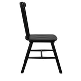 Levede 8x Dining Chairs Kitchen Winsor Black CH1035-2-BKX4