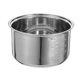 Stainless Steel Inner Pot for Rice Cooker, , Heat Distribution, Replacement Cooking Bowl, 1 Set V1366-AZ2-W-20325