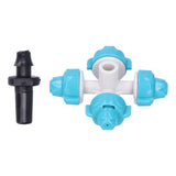 50Set 4 Outlet Water Nozzle Kit Atomizing Sprinkler Garden Irrigation Accessory Lake Blue V1294-YM0901-3111210103711