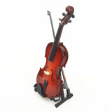 Mini Musical Instrument Violin Model Ornament - Perfect Gift for Music Lovers & Miniature V1192-AZ-W-25479