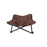 Brown Elevated Comfort Pet Bed - Portable & Foldable Dog Cat Cot - Durable 600D Oxford Fabric, V888-ELOSUNG27556
