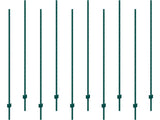 7 Feet Fence Post, 10 Pack U-Channel Heavy Duty Metal Fence Posts, Sturdy Steel Fence Stakes for V952-WLLZJSK7YC103JD9JV0