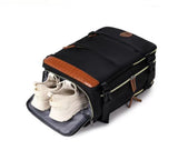 28L Multifunctional Backpack with Shoe Compartment for School Travel Work, Gray, 28x19x42 cm V1188-MS-325-1269