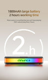 AWEI KA23 Wireless Bluetooth Soundbar, RGB Dynamic Lighting Stereo Speakerblack V1300-KA23-BLACK