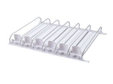 Self Pushing Drink Holder 6 Rows Adjustable Width Spring Loaded Easy Slide Large Capacity 15in V1294-YM0901-3118230216512