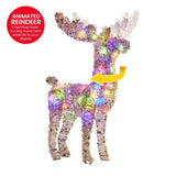 Christabelle 112cm Animated Reindeer Christmas LED Lights Indoor Outdoor Yard Statue Decoration 112_SHE106