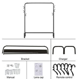 Black Heavy Duty Clothes Rail Rack Hanging Garment Display Stand Shoe Storage Shelf V201-QHGMMOREONE033