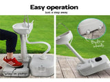 Weisshorn Camping Basin Portable Hand Wash Sink Stand 43L Capacity CAMP-STAND-43L-GREY