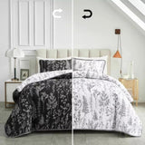 Cultured Quilted Coverlet and Pillowcases Set: Style Meets Functionality - Queen size V745-MAC090241Q13U