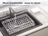 CARLA HOME 2-Tier Dish Drying with Drainage Tray, Utensil Holder, Cup Hooks & Cutting Board V178-36168