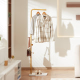 Coat Rack, Freestandings Rack Stand with Quartz Stone Base & 3 Round Hooks, Free Standing Hall V952-YMJ7ZXJSSCP0YCM56001V0