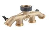 4 Way Water Hose Splitter Faucet Connector Adapter for Agricultural Irrigation American Thread V1294-YM0901-3111210110411