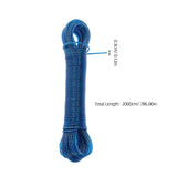 20m Portable Clothesline 2pcs Pvc Coated Steel Wire for Camping V1192-AZ-W-25532