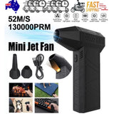 130000 RPM Powered Mini Jet Fan Dry Fan Mini Blower Turbo Fan Multifunctional V201-GFJ5000BL8AU