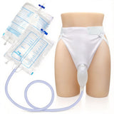 Catheter for Men, Urine Collection Bag for Elderly Men Male Age 80, Reusable Portable Silicone V1370-AZ4-17967