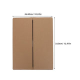 10pcs Vinyl Record Shipping Mailer Boxes Kraft Paper Box Mailers V1192-AZ-W-32972