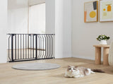 Baby Gate, 749-1229 mm Extra Wide, 762 mm High, Dog Gate for Stairs Doorways and House, Easy Step V952-LGXCWZLHS305B4PGBV0
