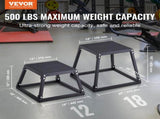 Plyometric Jump Box, 18 Inch Plyo Box, Steel Plyometric Platform and Jumping Agility Box, Anti-Slip V952-TXTD18YCGTHS557XIV0