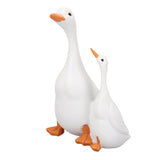 Lifelike Mother Duck and Duckling Resin Statue for Patio Yard Decoration Duck Sculpture Animal V1294-YM0901-3115250020111
