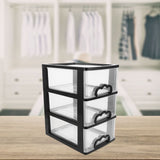 1Set Organizer Drawers Plastic Stackable for Stationery Organizer Desktop Use V1192-AZ-W-28428