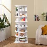 VEVOR 7-Tier Rotating Shoe Rack Tower 360&deg;Spinning Shoe Display with Base Black V952-BSXZXJ7CGD4G22506V0