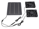 50W Solar Panel Powered Exhaust Fans Kit IPX7 Water Proof Solar Panel Ventilation Fans 4000 RPM for V1294-YM0901-3113250069611