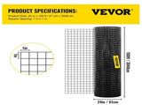 Hardware Cloth, 24" x 100' & 1"x1" Mesh Size, Galvanized Steel Vinyl Coated 16 Gauge Chicken Wire V952-YXHJWHSBDDWC2JLKLV0