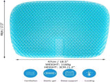 Gel Seat Cushion Long-Term Sitting, Gel Cushions Pressure Relief, Double Thick Gel Cushion V1188-TAL-00936