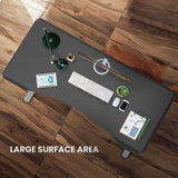 FORTIA Sit To Stand Up Standing Desk, 160x75cm, 72-118cm Electric Height Adjustable, Ergonomically V219-ADKASTFO6KSA