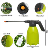 Electric Sprayer Bottle-Garden Sprayer,Plant Mister with Adjustable Nozzles,for Indoor/Outdoor V1369-AZ3-W-11309