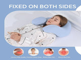 Back Sleeping Training Pillow, Memory Foam Beauty Pillow with Adjustable Height, Neck & Shoulder V1107-115-98498