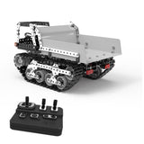 10-Ch Remote Control Dump Truck Toy Diy Stainless Steel 2.4G Wireless PRL-7140THC