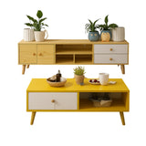 NNECN Modern Living Room TV Stand Table Set V728-CN730864