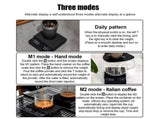 Mini Coffee Scale with Timer, 2kg/0.1g Accurate 3 Modes Type-C Rechargeable Portable Digital Scale V1263-JX-2433