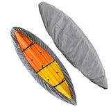420D Waterproof Kayak Canoe SUP Cover, Universal Outdoor Boat Cover with Dust and UV Protection, V1188-MS-325-0348