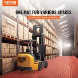 Garage Tiles Interlocking, 12 x 12 x 0.53 inch 25 Pack Garage Floor Covering Tiles, Non-Slip V952-CKDDHSJ251212BWPIV0