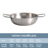 JWDX Steel Instant Noodle Pot Clearance, 7.1" Korean Ramen Noodle Pot with Handles V1189-LWWAL-20260325-01937
