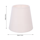 HOOWIFFY Replacement Lampshade Fabric Square Farmhouse Style Light Diffusion 1Pack 7.5X7.5X6.7In V1189-WXFWAL-20260326-02449