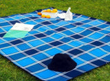 Waterproof Picnic Blanket Beach Outdoor Camping Mat Large Foldable Blue V1308-DSZKI-932-3