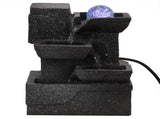Tabletop Rockery Water Fountain Ornament for Indoor Feng Shui Home Office Table Decoration V1294-YM0901-3111200208811