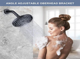 Shower Head High Pressure Rain, Luxury Bathroom Showerhead with Adjustable Angles, Anti-Clogging V1258-DP02-F-75